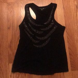 Black tank with silver details from Forever 21